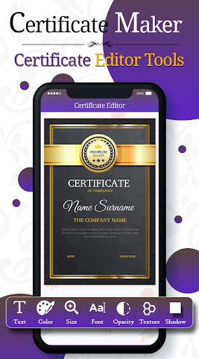Certificate Maker & Creator screenshot 3