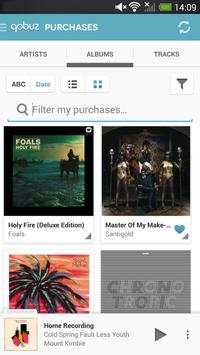 Qobuz for Android 2.2 screenshot 1
