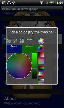 Pendulum Clock LiveWallpaperV2 screenshot 7