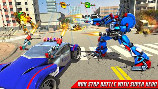 Police robot Car Chase screenshot 2