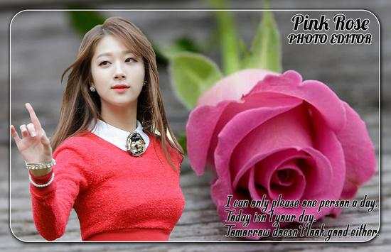 Pink Rose Photo Editor screenshot 3