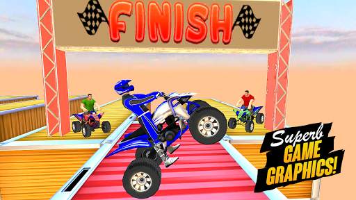 ATV Quad Bike Impossible Track Stunts Racing Games screenshot 5