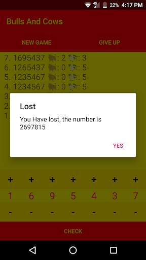 Bulls & Cows - Code Cracker Game screenshot 7