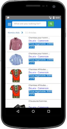 Kemiio e-commerce App screenshot 1