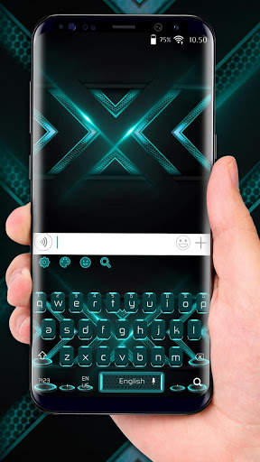 Blue Tech Keyboard screenshot 1