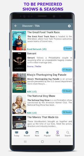 TV Show Schedule - Track Your Favorite TV Shows screenshot 5