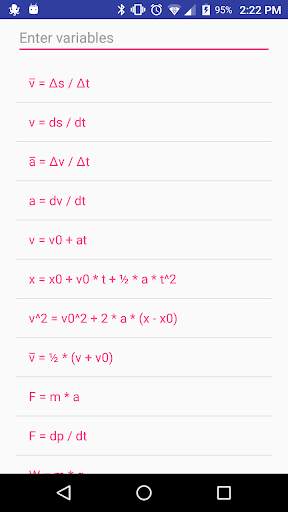 PhysicsApp स्क्रीनशॉट 2