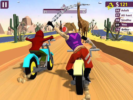 Boss Of Bike Racing - Motorcycle Bumper.io Race 3d screenshot 8