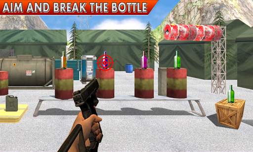 Real Bottle Shooter Game 3D screenshot 3