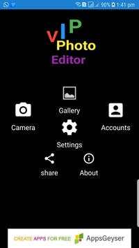 Vip Photo Editor screenshot 1