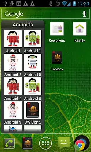 DW Contacts widget स्क्रीनशॉट 2