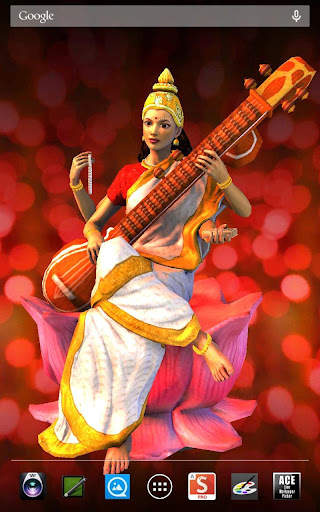 3D Saraswati Live Wallpaper screenshot 1