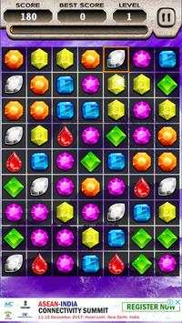 Jewels Crush Deluxe 2018 - New Mystery Jewels Game screenshot 4