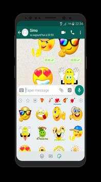 New Funny Emojis 3D Stickers WAstickerapps screenshot 1
