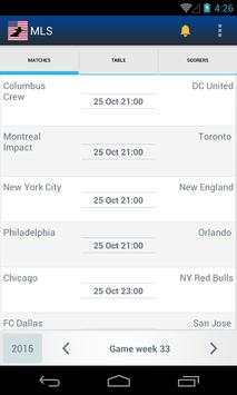 Major League Soccer MLS screenshot 1
