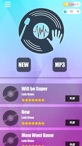 Lady Diana Piano Tiles Game screenshot 1