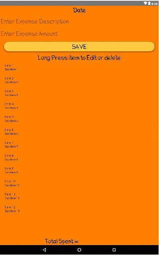 My Daily Expenses Diary screenshot 5