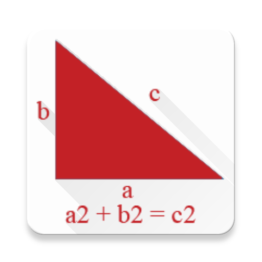The Pythagorean theorem icon