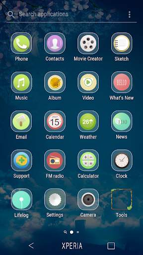 My dream Xperia theme screenshot 4