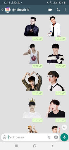 Sticker Wa Lay Zhang EXO For WAStickerApps screenshot 3