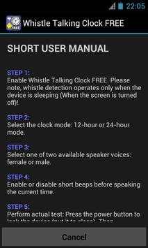 Whistle Talking Clock FREE screenshot 7