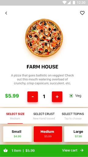 PizzaMenia - Template screenshot 3