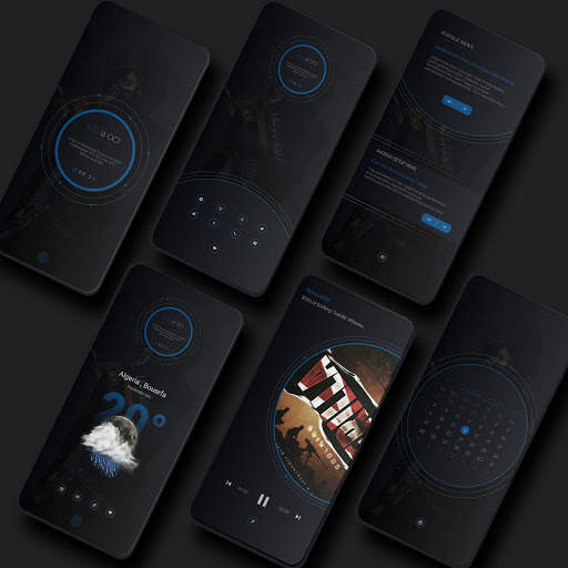 Classy klwp themes screenshot 1