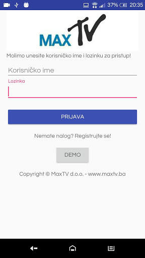 Max Tv BIH screenshot 1