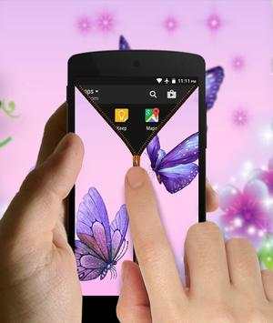 Butterfly Zipper Lock Screen screenshot 4