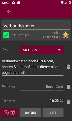 Lockdown Liste screenshot 8