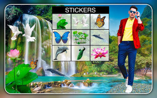 Waterfall Photo Editor:Waterfall Photo Frames 2020 7 تصوير الشاشة