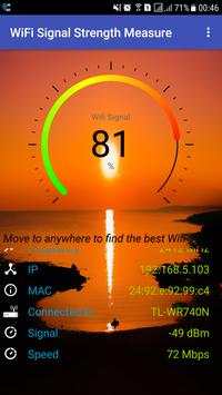 WiFi Signal Strength Measure screenshot 1