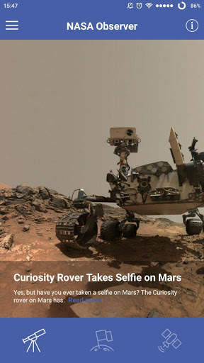 NASA Observer screenshot 1