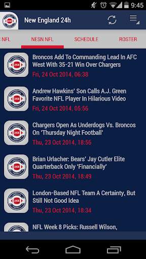 New England Football 24h screenshot 2