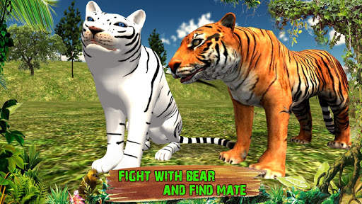 Wild Tiger Family Simulator - Tiger Games screenshot 4