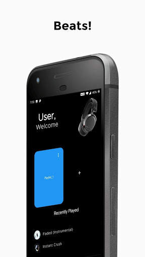 Beats - Materialistic Music Player screenshot 1