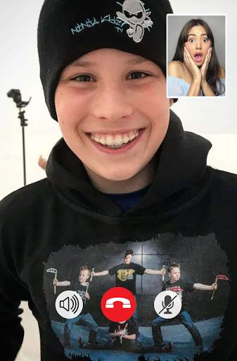 Ninja Kidz Fake Call - Prank Video Call 2020 screenshot 2