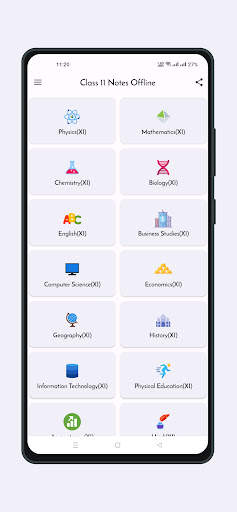 Class 11 Notes Offline screenshot 1
