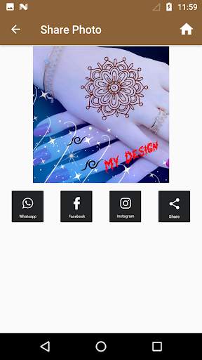Mehndi Design Photo Editor screenshot 8