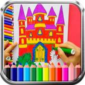 Drawing Castle Free Coloring Game for Kids 1.0