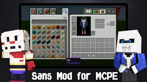 Sans Undertale Mod untuk MCPE screenshot 1