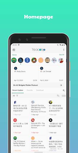 Tsacdop - Podcast Player screenshot 1