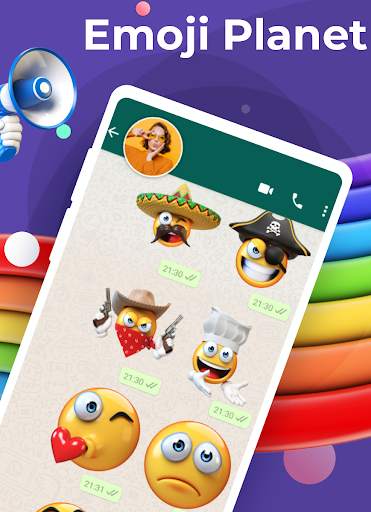 Emoji Stickers For Whatsapp 2021 - WastickerApps screenshot 3