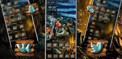 Bike Nightout Launcher Theme screenshot 5