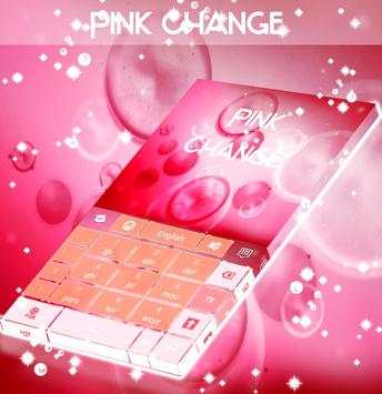 Pink Change Keyboard Theme screenshot 4