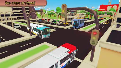 City Toon Bus Driving Game 2019 - bus simulator screenshot 4