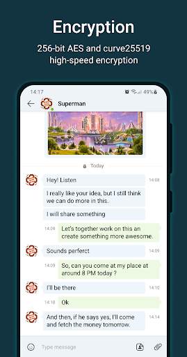 Utopia — Pribadong Messenger screenshot 4