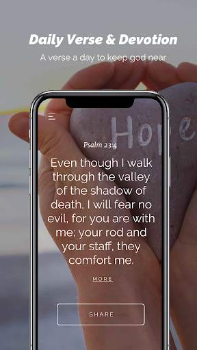 Daily Bible Verse App with Daily Notification screenshot 1