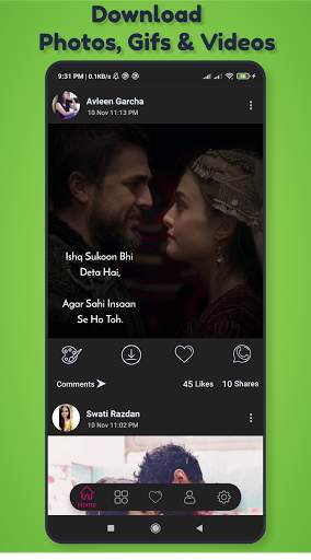 Latest Romantic Shayari with Editor लव शायरी Palat screenshot 3