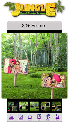 Jungle Dual Photo Frame screenshot 1